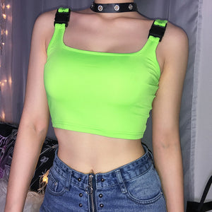 Neon Green Crop Top - Summer 2020