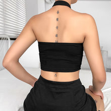 Load image into Gallery viewer, Gothic Halter Top with Metal Chains - Summer 2020