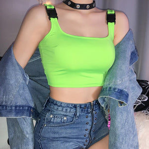 Neon Green Crop Top - Summer 2020