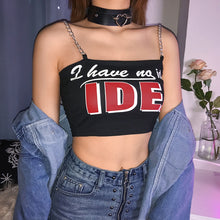Load image into Gallery viewer, Crop Cami Top with Metal Chain - Summer 2020